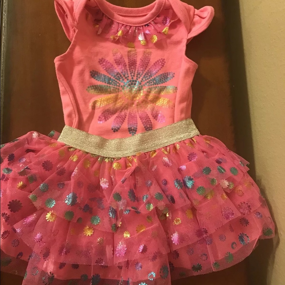 baby glam infant sparkle tutu outfit 3-6 months.
